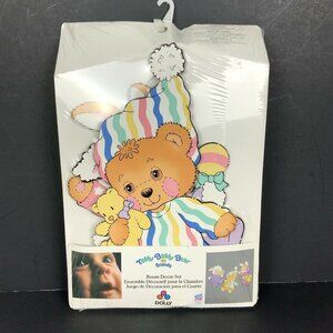Vintage Teddy Beddy Bear & Friends Nursery Room Decor Set  3 Wall Plaques
